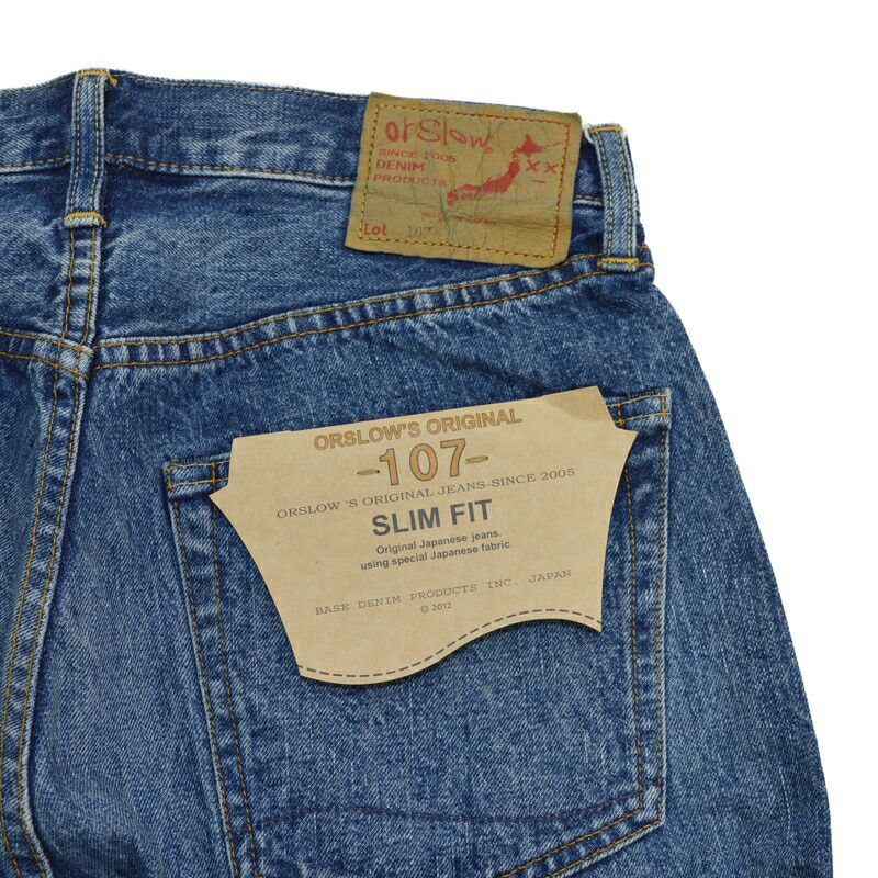 オアスロウ orSlow / 107 IVY FIT 2YEAR WASH 01-0107-84 / デニム