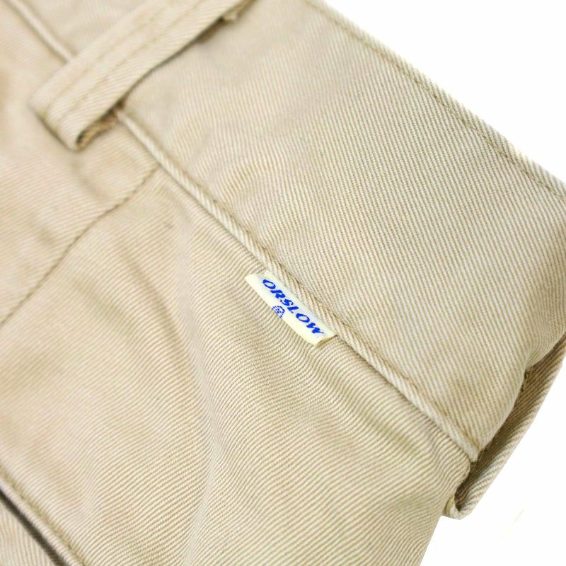 オアスロウ orSlow/2タック ワイド トラウザー チノパンツ TWO TUCK