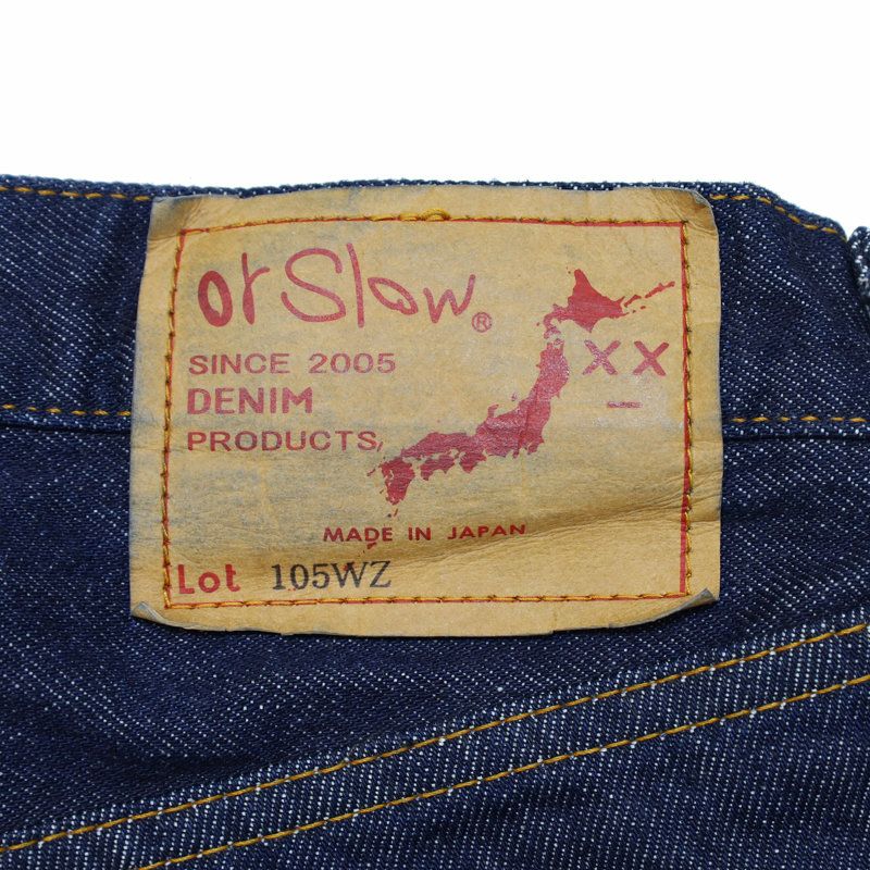 オアスロウ orSlow/ショートレングス 105 90s デニム パンツ/00-1050WZ