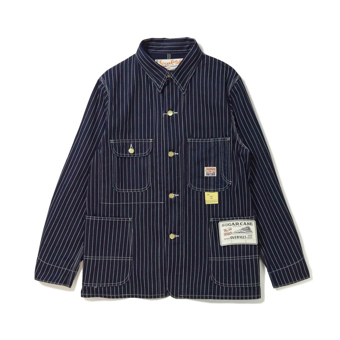 Ya2/シュガーケーンSUGARCANE/ジャケット/WABASHSTRIPEWORKCOATウォバッシュストライプワークコート/SC15658/メンズ【正規取扱】