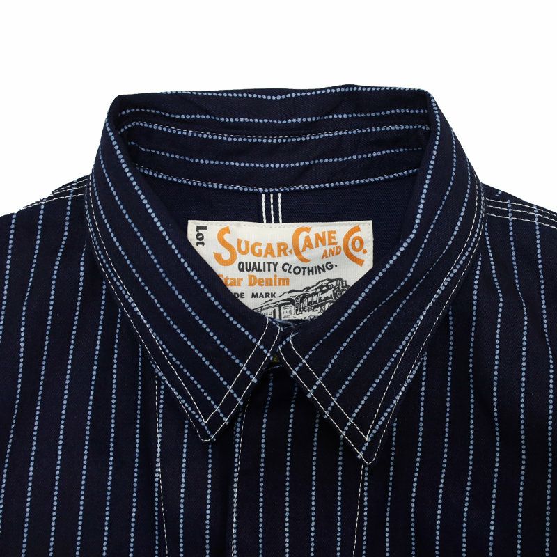 シュガーケーン SUGAR CANE/ WABASH STRIPE WORK COAT ウォバッシュ