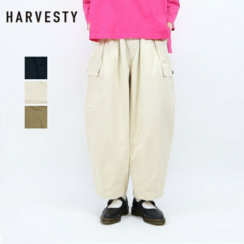 ハーベスティ HARVESTY/サーカスカーゴパンツ/A11908/ワイドパンツ