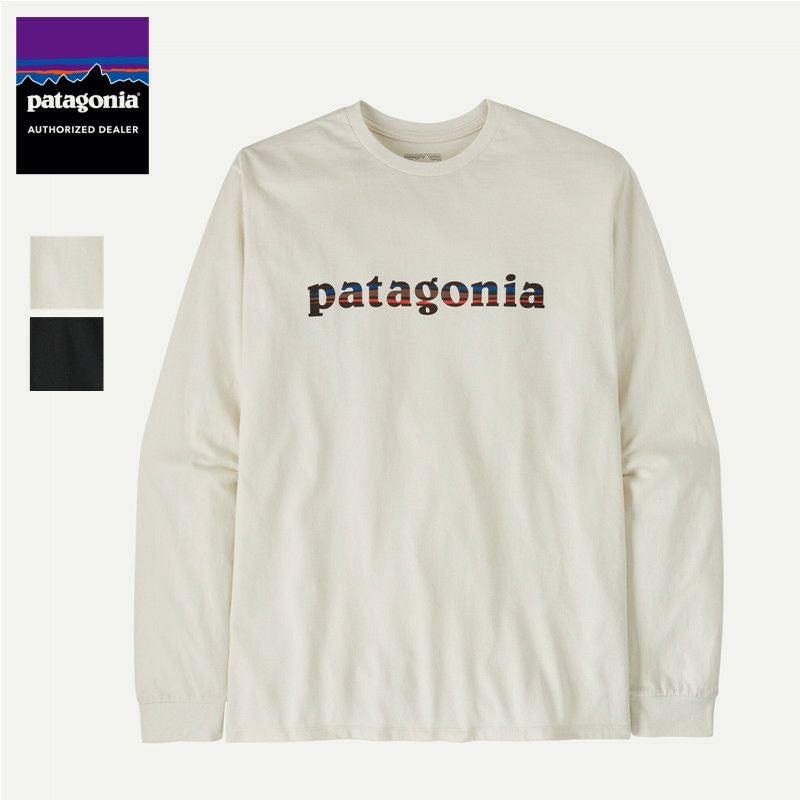 パタゴニア Patagonia/メンズ・ロングスリーブ・'73 テキスト・ロゴ