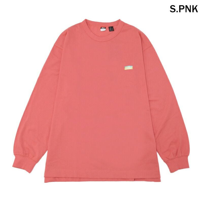 Ya2/ナンガNANGA/カットソーTシャツ/エコハイブリッドボックスロゴエンブロイダリーロングスリーブティー/NW2411-1G803/メンズ【正規取扱】