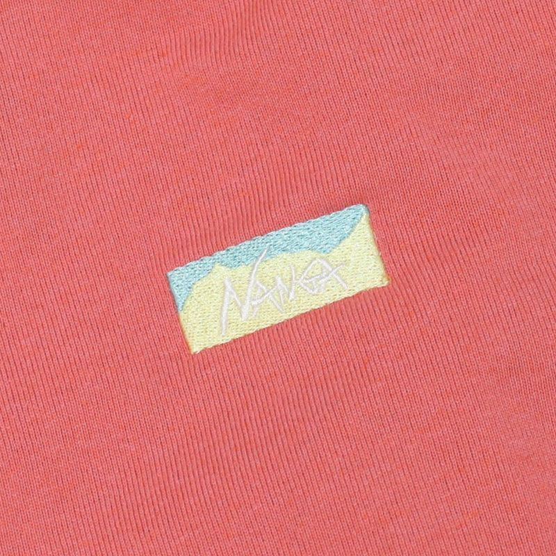 Ya2/ナンガNANGA/カットソーTシャツ/エコハイブリッドボックスロゴエンブロイダリーロングスリーブティー/NW2411-1G803/メンズ【正規取扱】