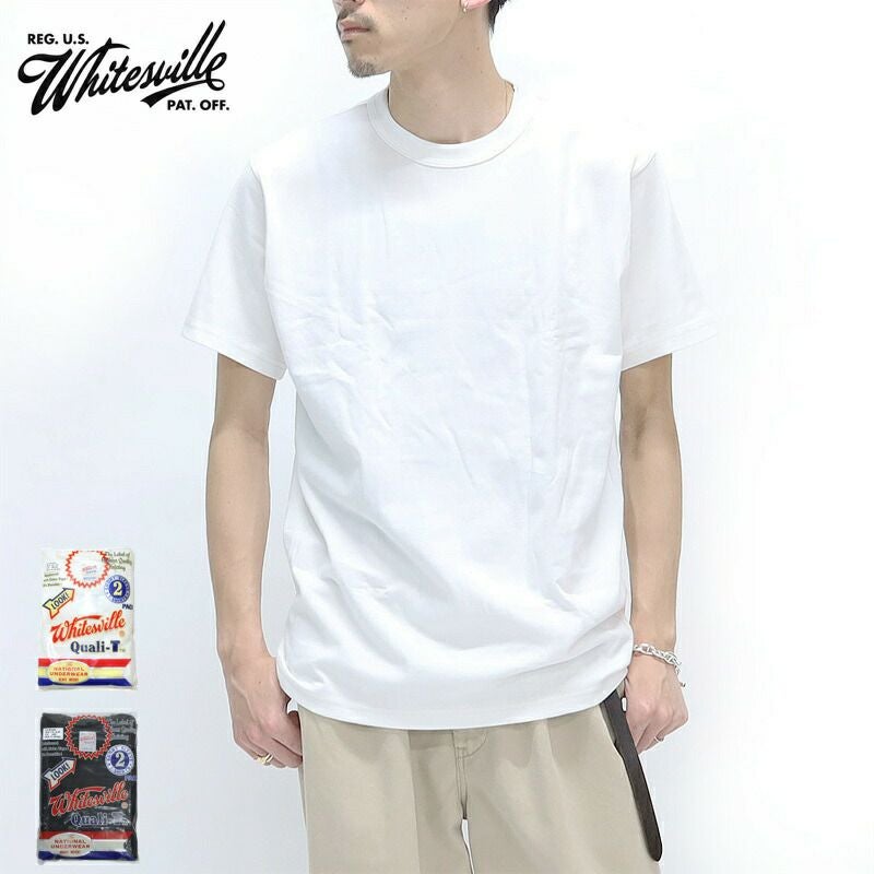 ホワイツビル WHITESVILLE/【2枚組】パックTシャツ 2-PACK T-SHIRT