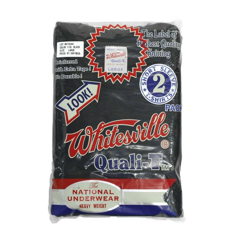 ホワイツビル WHITESVILLE/【2枚組】パックTシャツ 2-PACK T-SHIRT