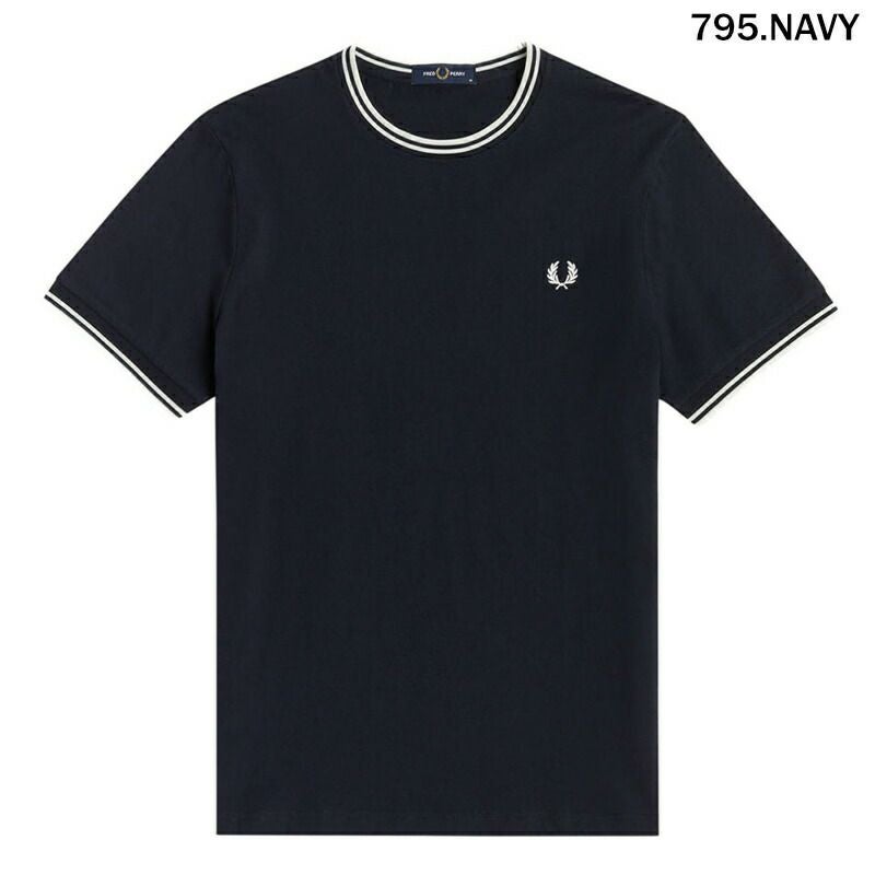 Ya2/フレッドペリーFREDPERRY/Tシャツカットソー/ツインティップドTシャツ/M1588/メンズ【正規取扱】