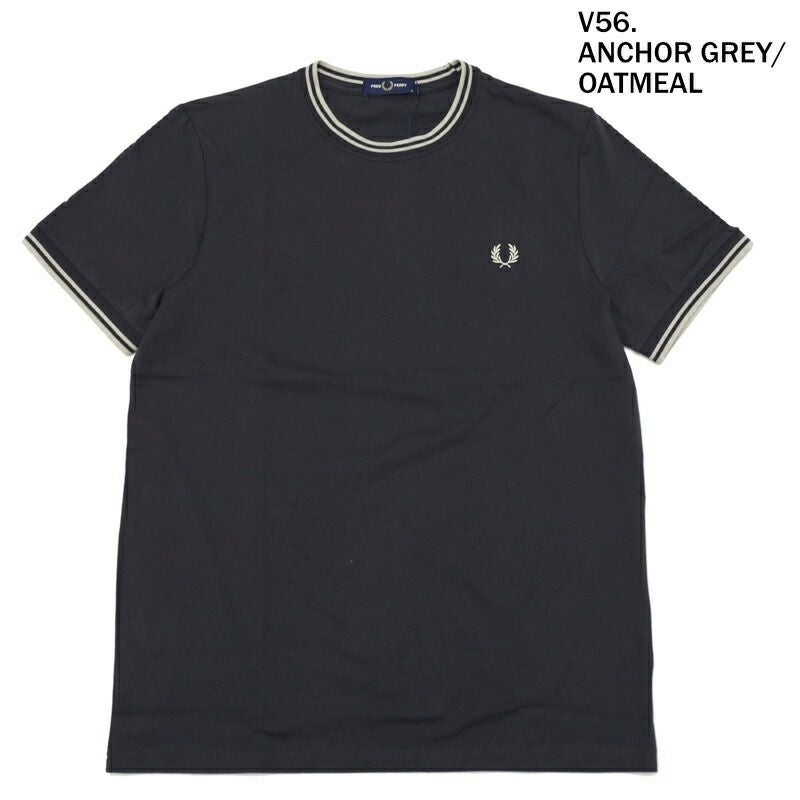 Ya2/フレッドペリーFREDPERRY/Tシャツカットソー/ツインティップドTシャツ/M1588/メンズ【正規取扱】