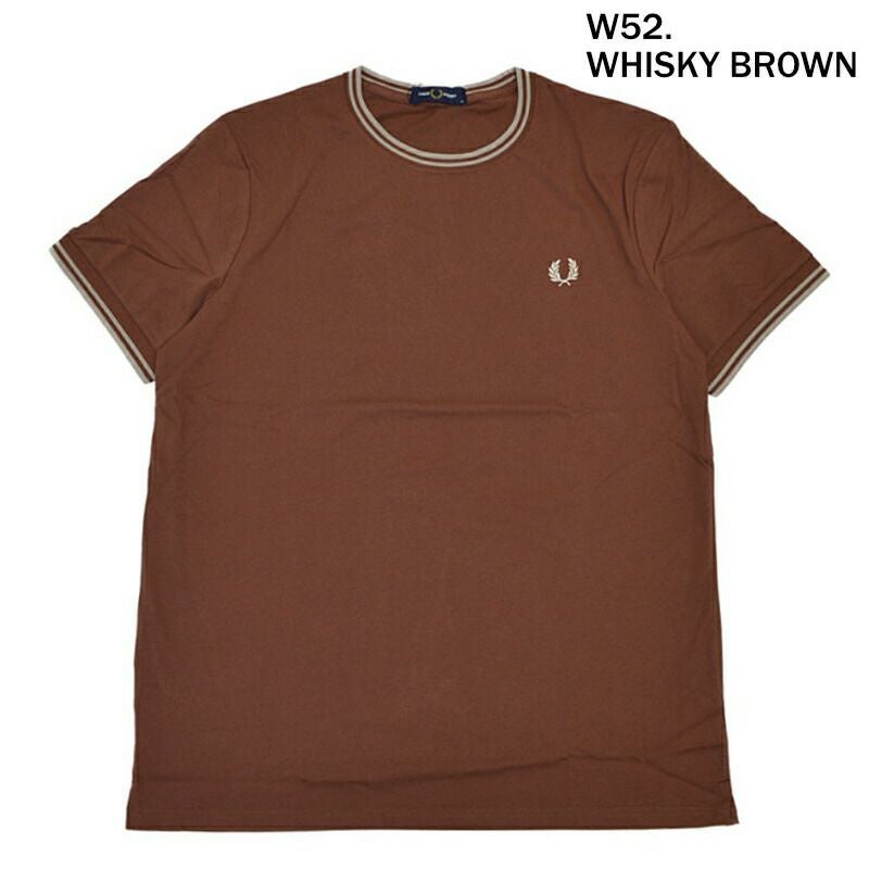 Ya2/フレッドペリーFREDPERRY/Tシャツカットソー/ツインティップドTシャツ/M1588/メンズ【正規取扱】