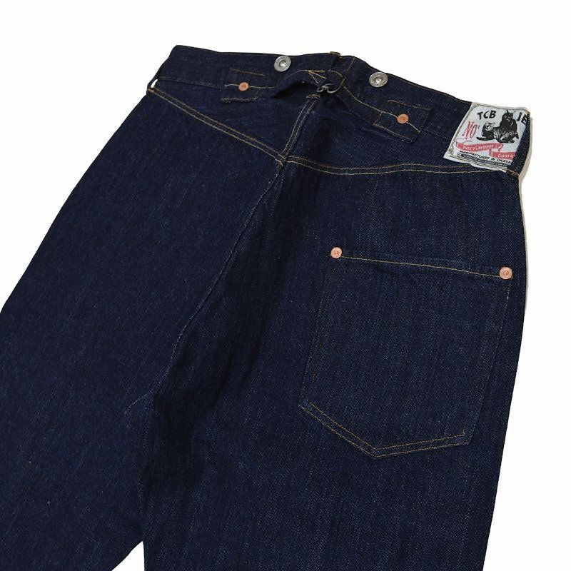 TCB Jeans No.2 デニム 濃紺 セルビッジ シンチバック W33 TCBジーンズ TCB jeans/No.2 Jeans 1890 No.2 ジーンズ 1890 デニム