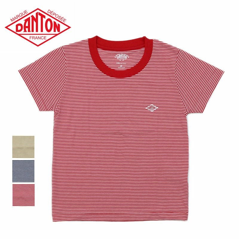 DANTON ダントン｜ショートスリーブ インナーTシャツ ストライプ DT