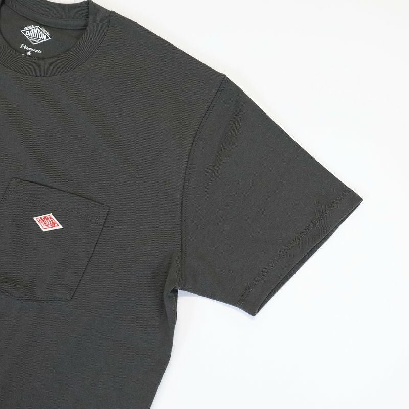 Ya2/ダントンDANTON/Tシャツカットソー/ショートスリーブポケットTシャツ無地/DT-C0197TCB/レディース【正規取扱】