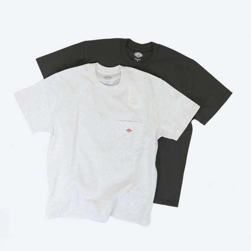 Ra9/ダントンDANTON/Tシャツカットソー/ショートスリーブポケットTシャツ無地/DT-C0197TCB/レディース【正規取扱】