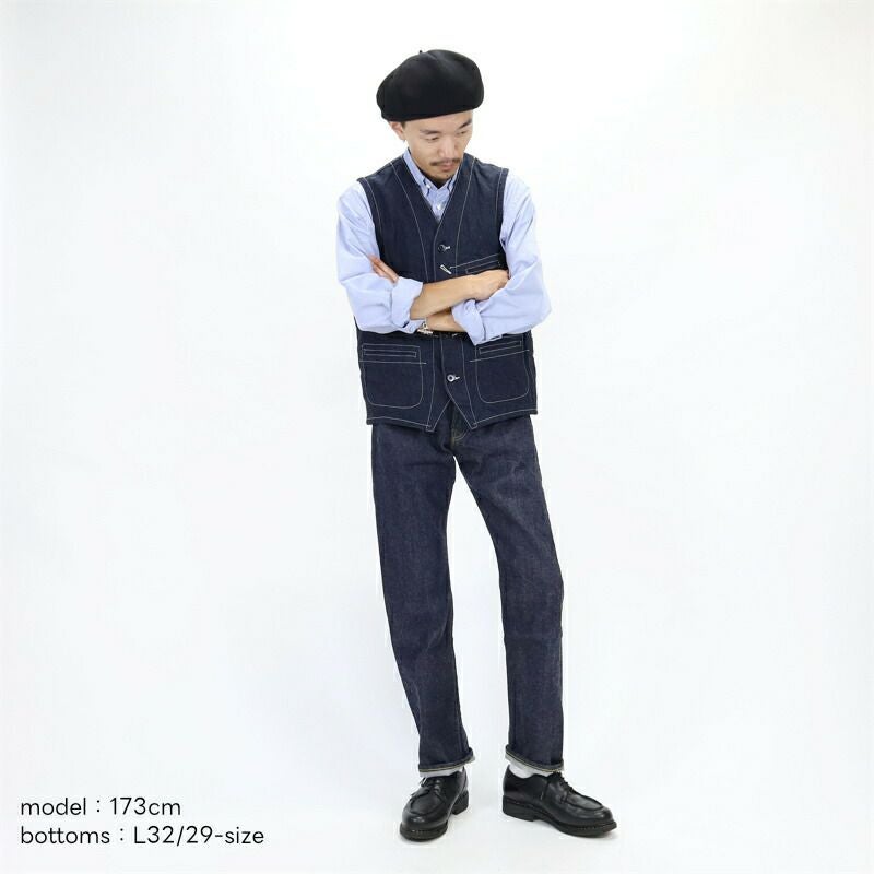 RESOLUTEリゾルトワンウォッシュデニム 714 デニムパンツ　W34L30 リゾルト RESOLUTE/714 大戦モデル ワンウォッシュデニム ONE WASH