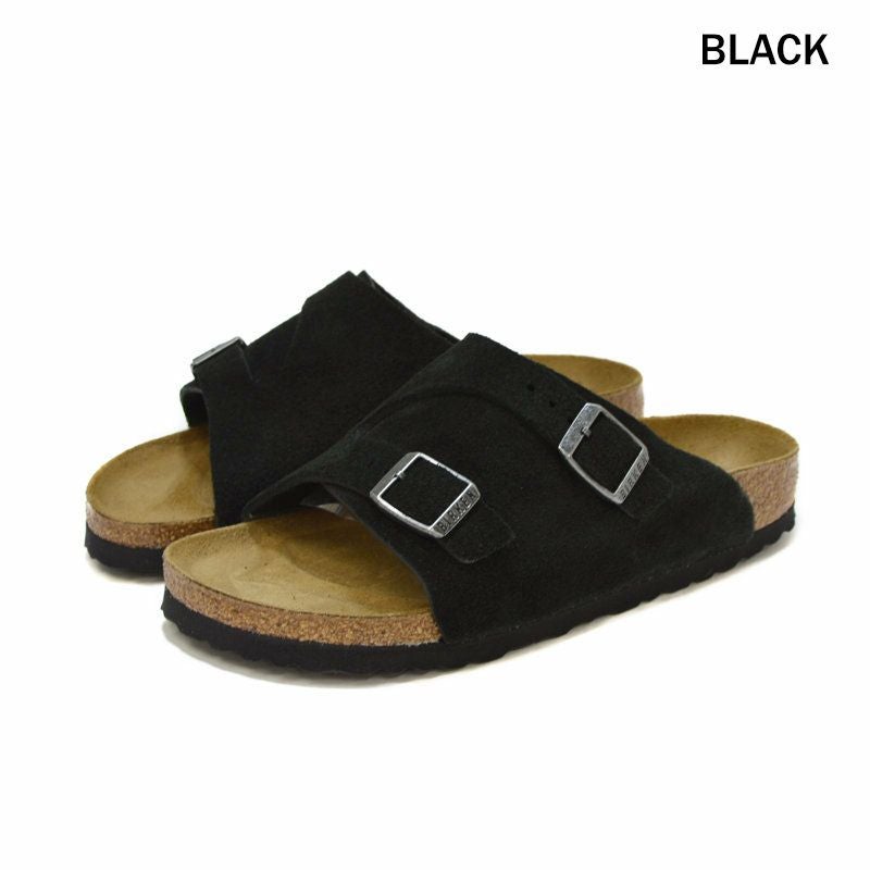 BIRKENSTOCK チューリッヒ ブラックスエード ビルケンシュトック BIRKENSTOCK/チューリッヒ スエードレザー