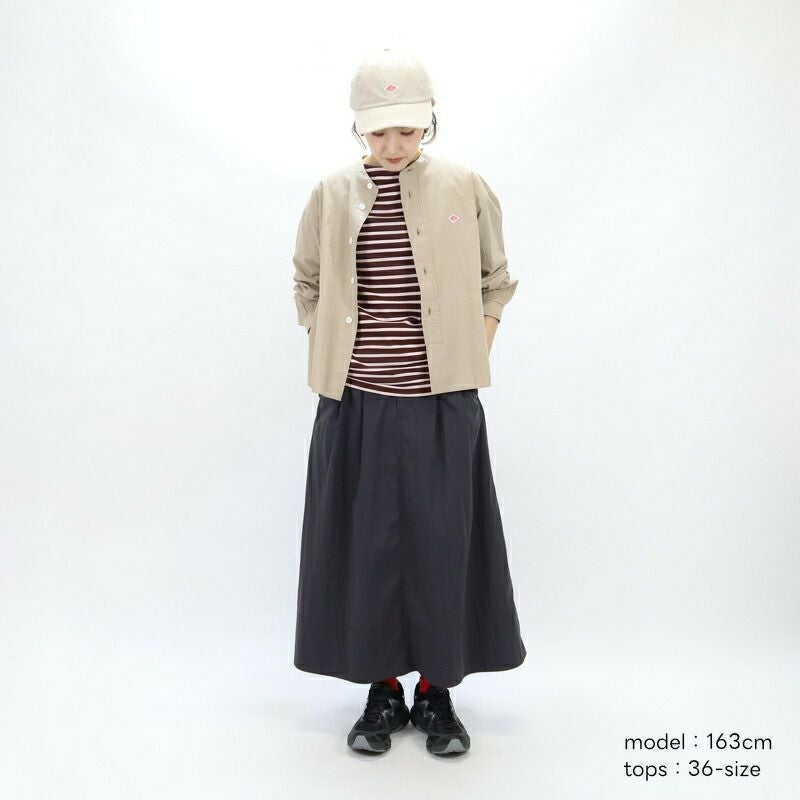 ダントン DANTON/オーガニックコットン ワッシャーバンドカラーシャツ