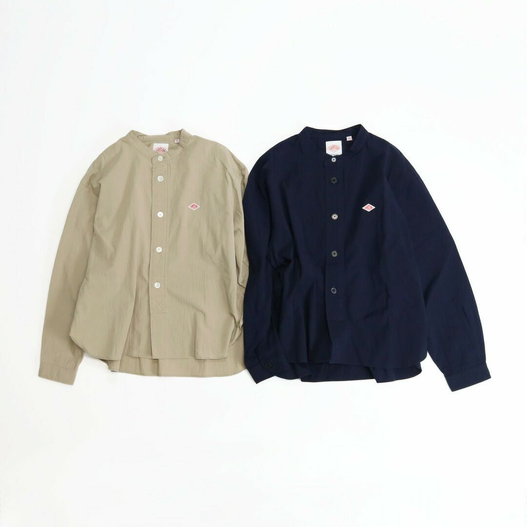 ダントン DANTON/オーガニックコットン ワッシャーバンドカラーシャツ