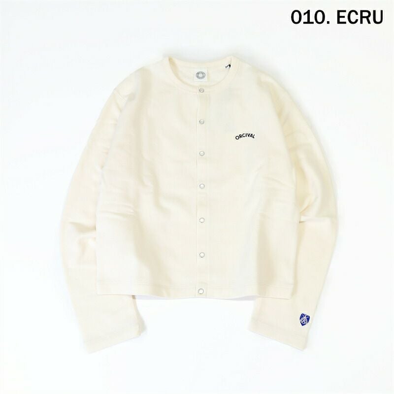 オーシバル ORCIVAL/クルーネック カーディガン OR-C0435 MAZ/カーディガン