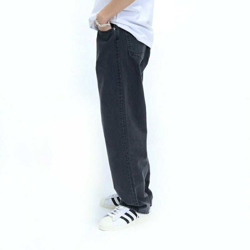 オアスロウ orSlow/101 ダッドフィット デニムパンツ BLACK 01-1010W