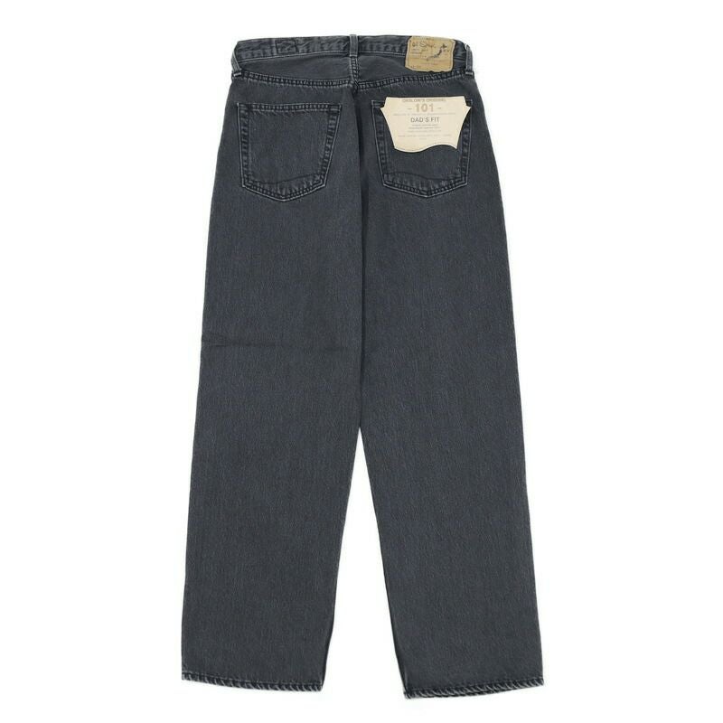 オアスロウ orSlow/101 ダッドフィット デニムパンツ BLACK 01-1010W