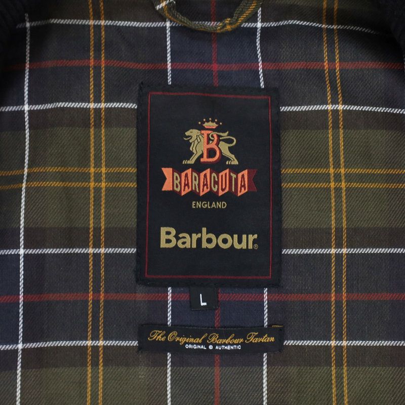 Barbour Baracuta ジャケット Mサイズ　g9 25aw バブアー Barbour/Barbour × BARACUTA バッジド ポートン ワックス