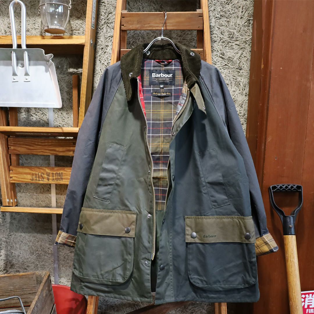 バブアー Barbour/ビデイル BEDALE パッチワーク ワックス ジャケット バブアー Barbour/ビデイル BEDALE パッチワーク ワックス ジャケット