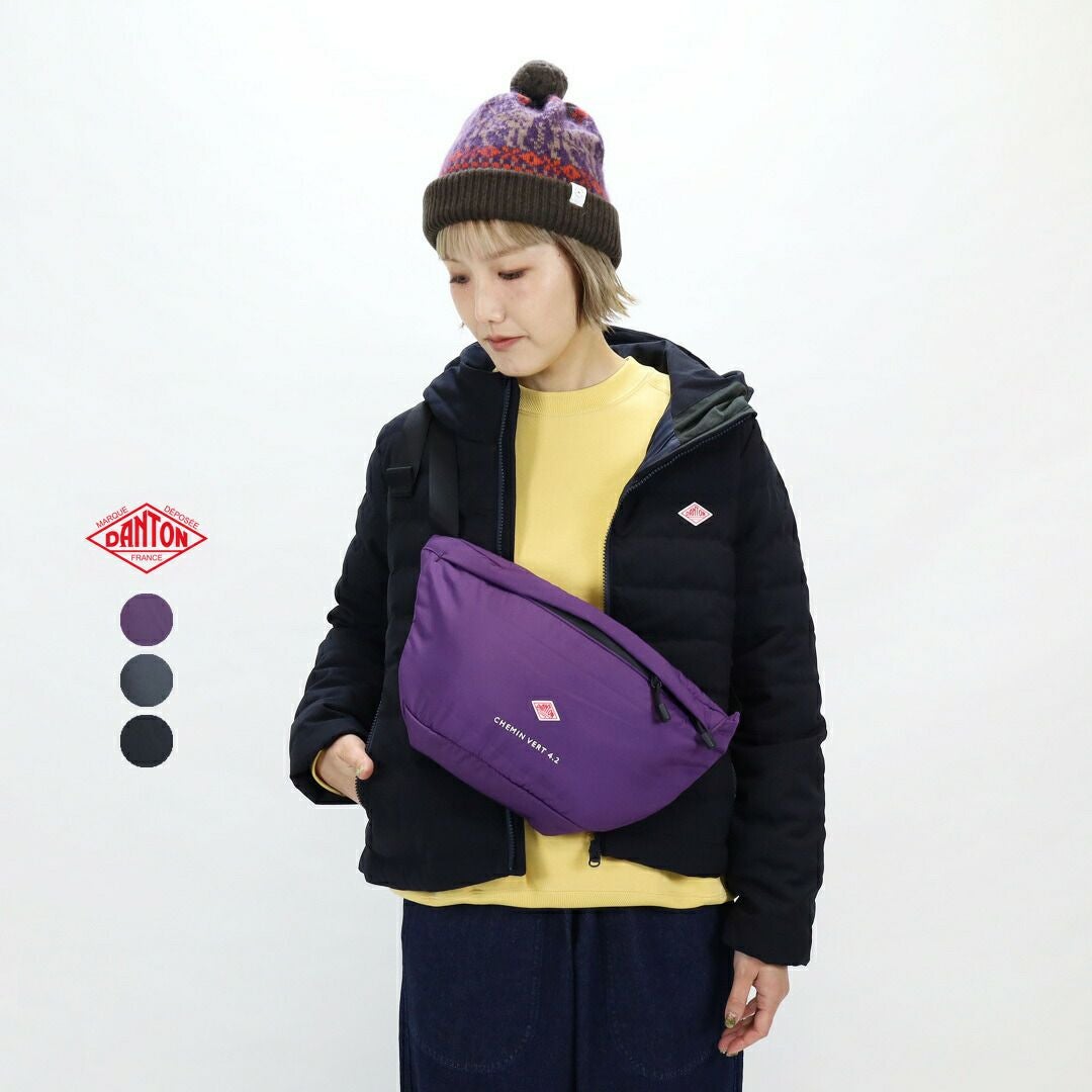 ★最終価格 新品【DANTON】ポリエステル タフタ スリング バッグ DANTON｜ボディバッグ 鞄 ショルダーバッグ ポリエステル タフタ