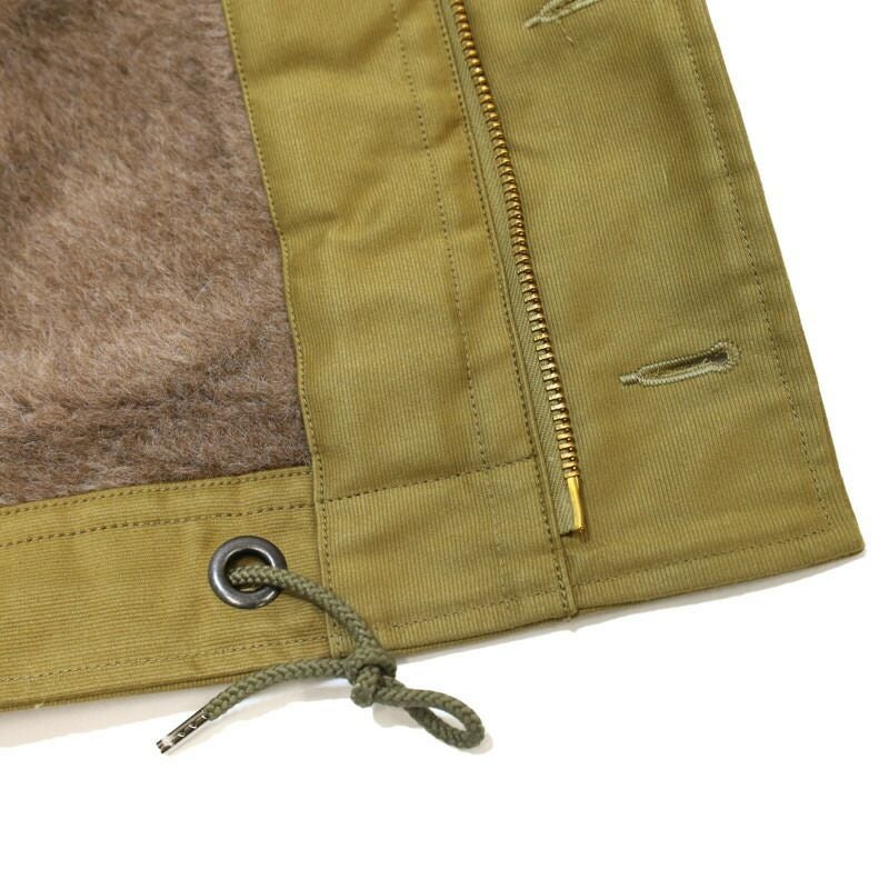 Ya2/バズリクソンズBUZZRICKSONS/デッキジャケット/TypeN-1Khaki“NAVYDEPARTMENTDEMOTEX-ED”/BR15345/メンズ【正規取扱】