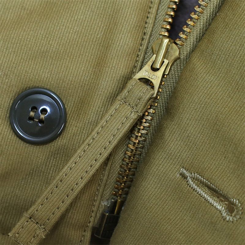Ya2/バズリクソンズBUZZRICKSONS/デッキジャケット/TypeN-1Khaki“NAVYDEPARTMENTDEMOTEX-ED”/BR15345/メンズ【正規取扱】