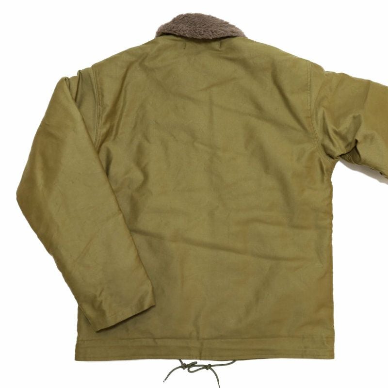Ya2/バズリクソンズBUZZRICKSONS/デッキジャケット/TypeN-1Khaki“NAVYDEPARTMENTDEMOTEX-ED”/BR15345/メンズ【正規取扱】