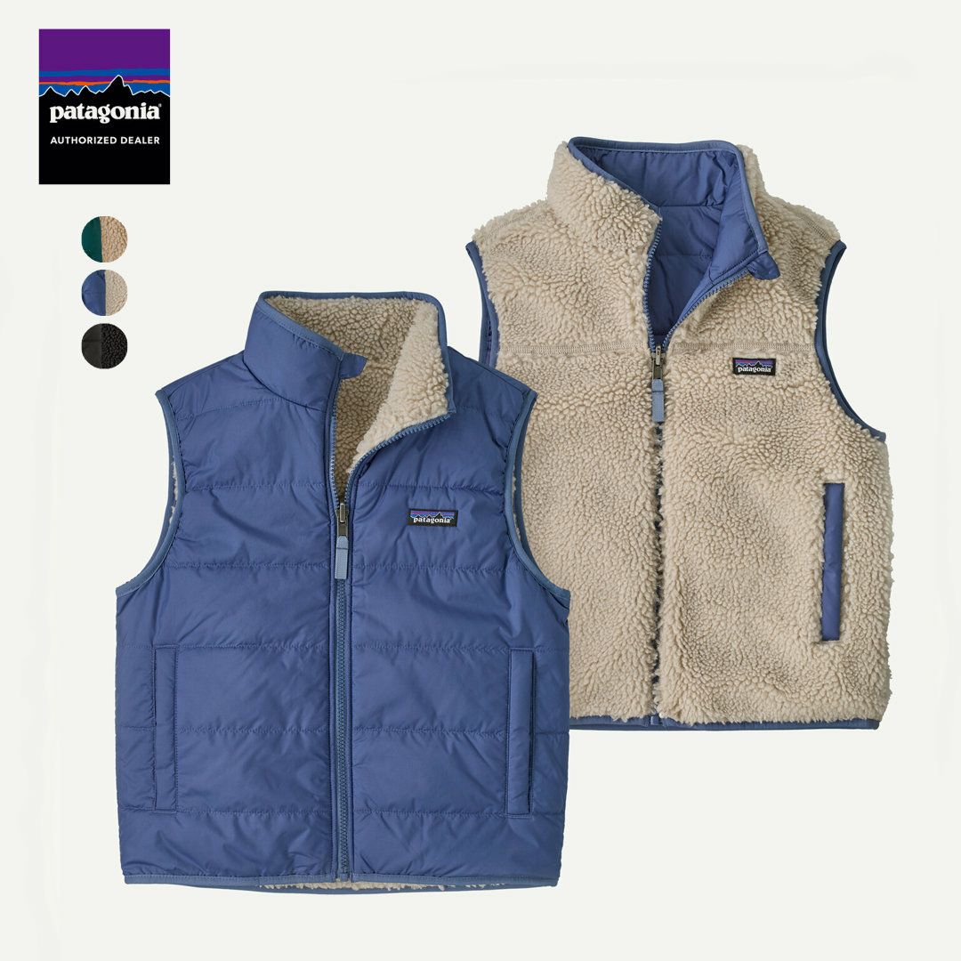Patagonia⭐︎ロスガトスベスト⭐︎キッズXL⭐︎ patagoniaのキッズフリースベストは美シルエット！ 大人用のほぼ半額で