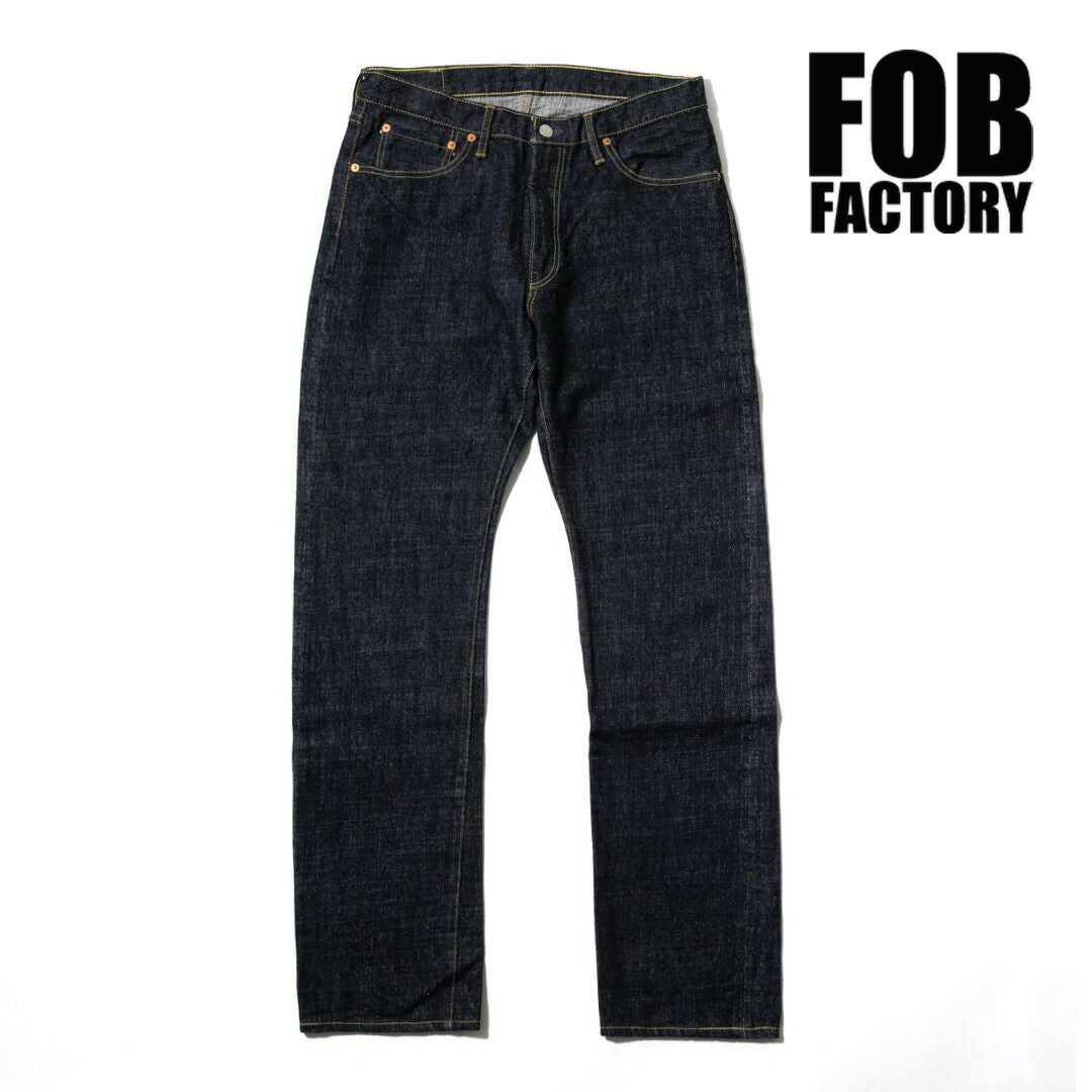 FOBファクトリー F147 G3 セルヴィッチ デニム 5P パンツ F.O.Bファクトリー FOB FACTORY/G3 セルヴィッチ デニム 5P パンツ