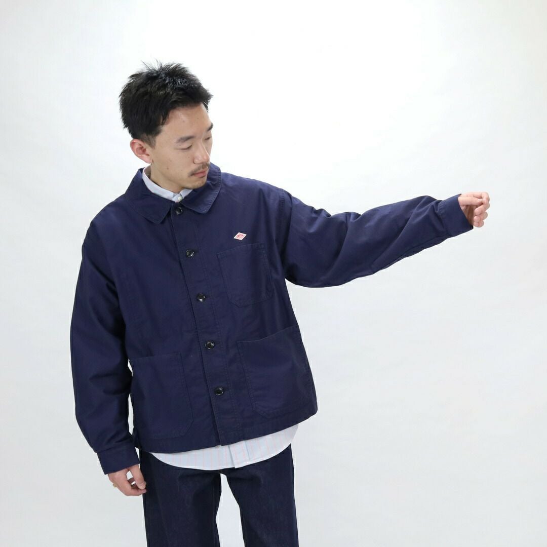DANTON ブラックモールスキンジャケット　カバーオール日本製 000000006468-02.jpg?size=l&w=