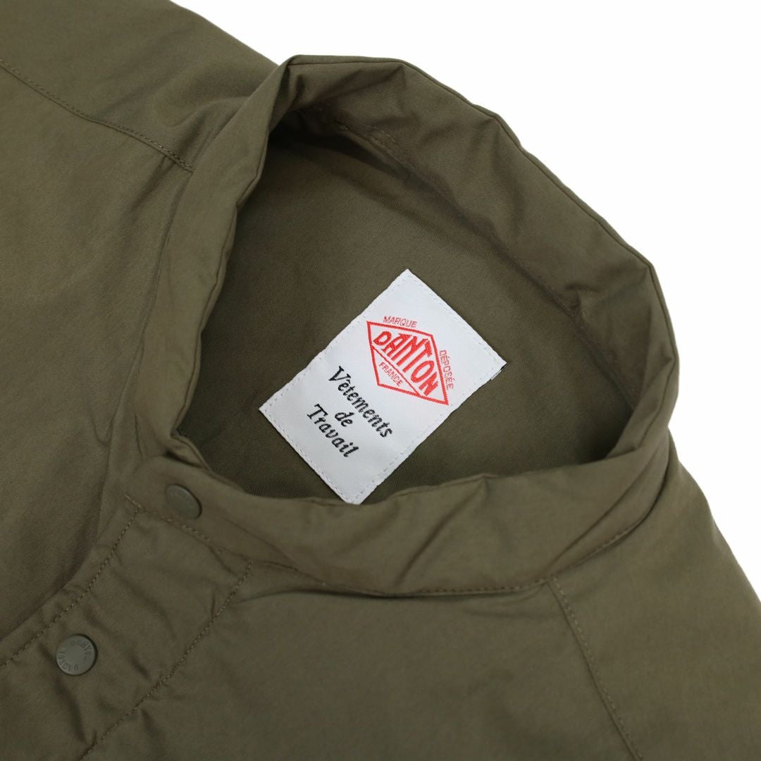 美品　DANTON ダントン　カーキ　オリーブ　４２　L 　スタンドカラー 楽天市場】【SALE！30%OFF】ダントン DANTON スタンドカラー