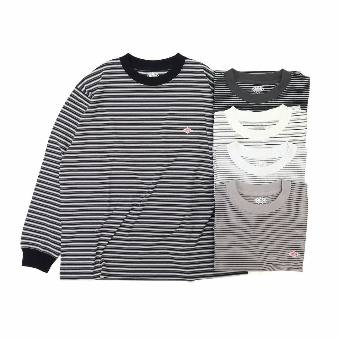 ダントン DANTON/ロングスリーブ Tシャツ ストライプ DT-C0200 TCB-ST
