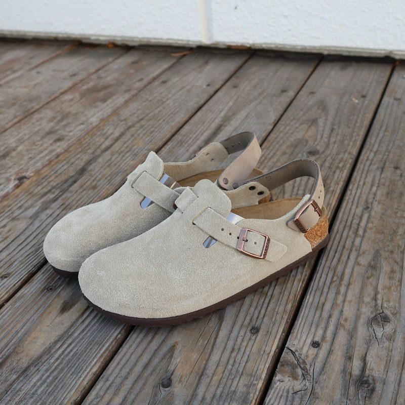 ビルケン　TOKIO トープ　birkenstock Birkenstock Tokio Suede - Taupe – Kith