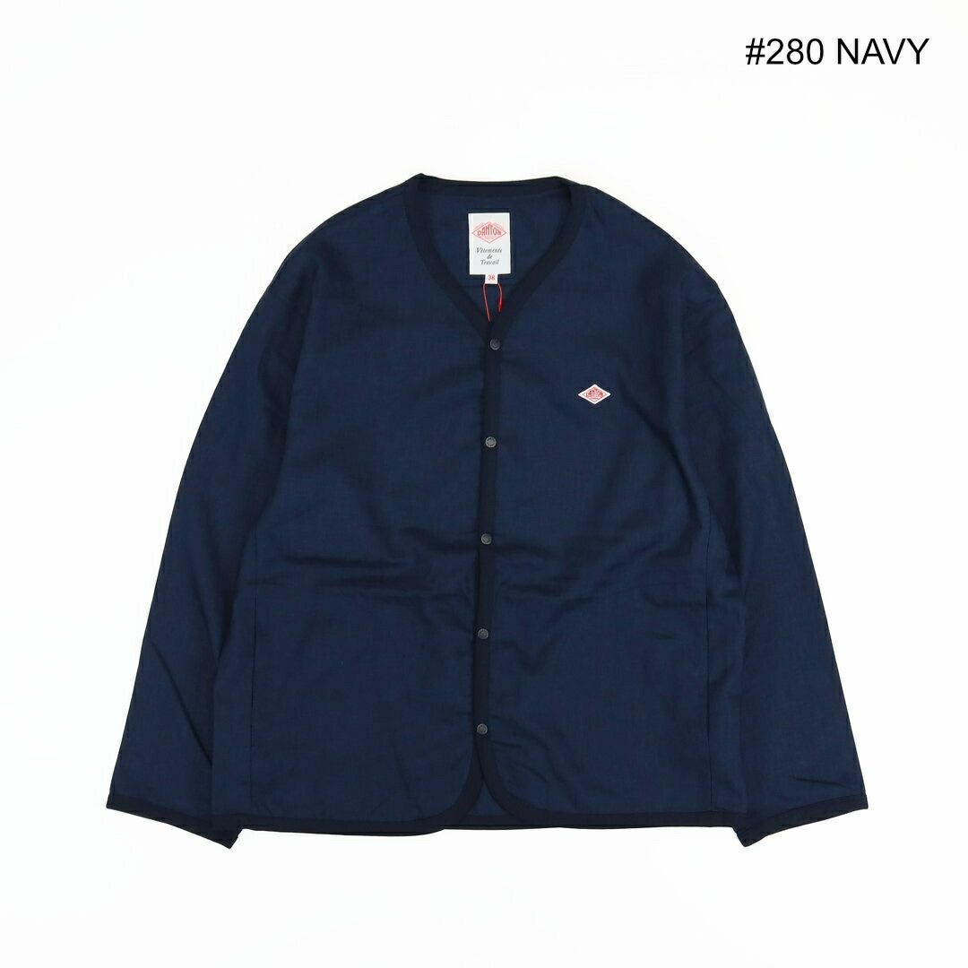 ダントン DANTON/リネン シャツ カーディガン DT-B0350 LIP/カーディガン