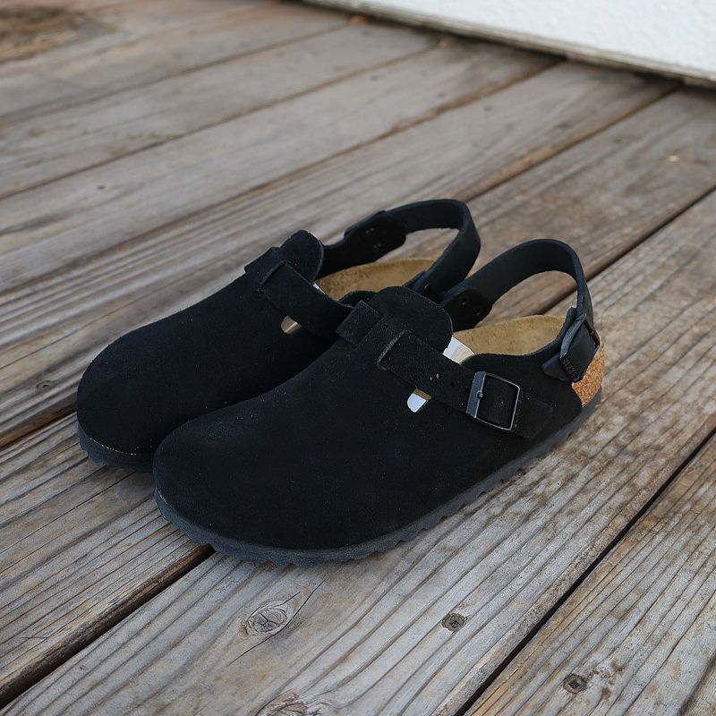 BIRKENSTOCK ブラック tokio 39 Tokio Suede / トキオ スエード」（スエードレザー、ブラック