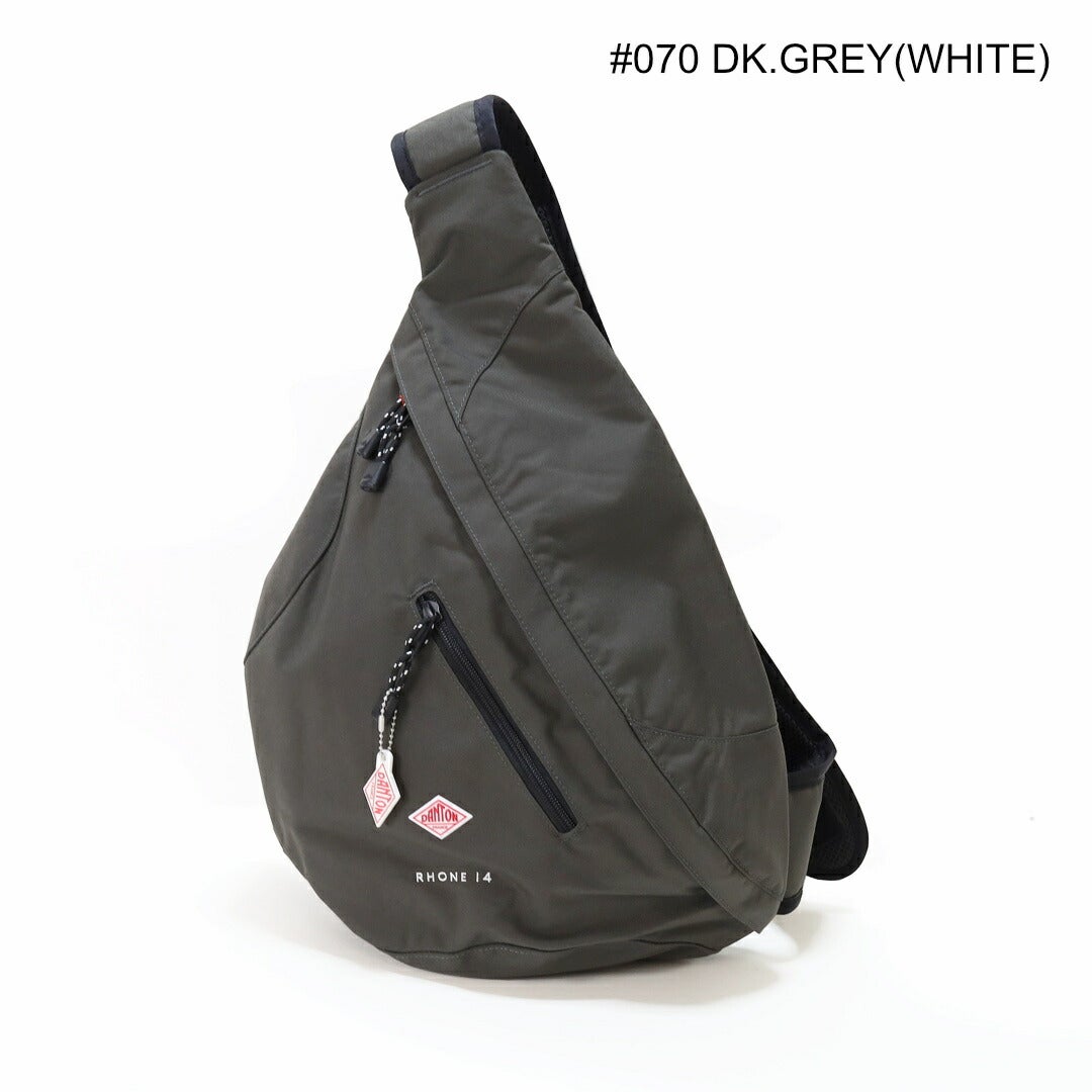 DANTON RHONE 14 ボディバッグ ダークグレー ダントン DANTON/コーデュラ ナイロン ワンショルダーバッグ RHONE 14