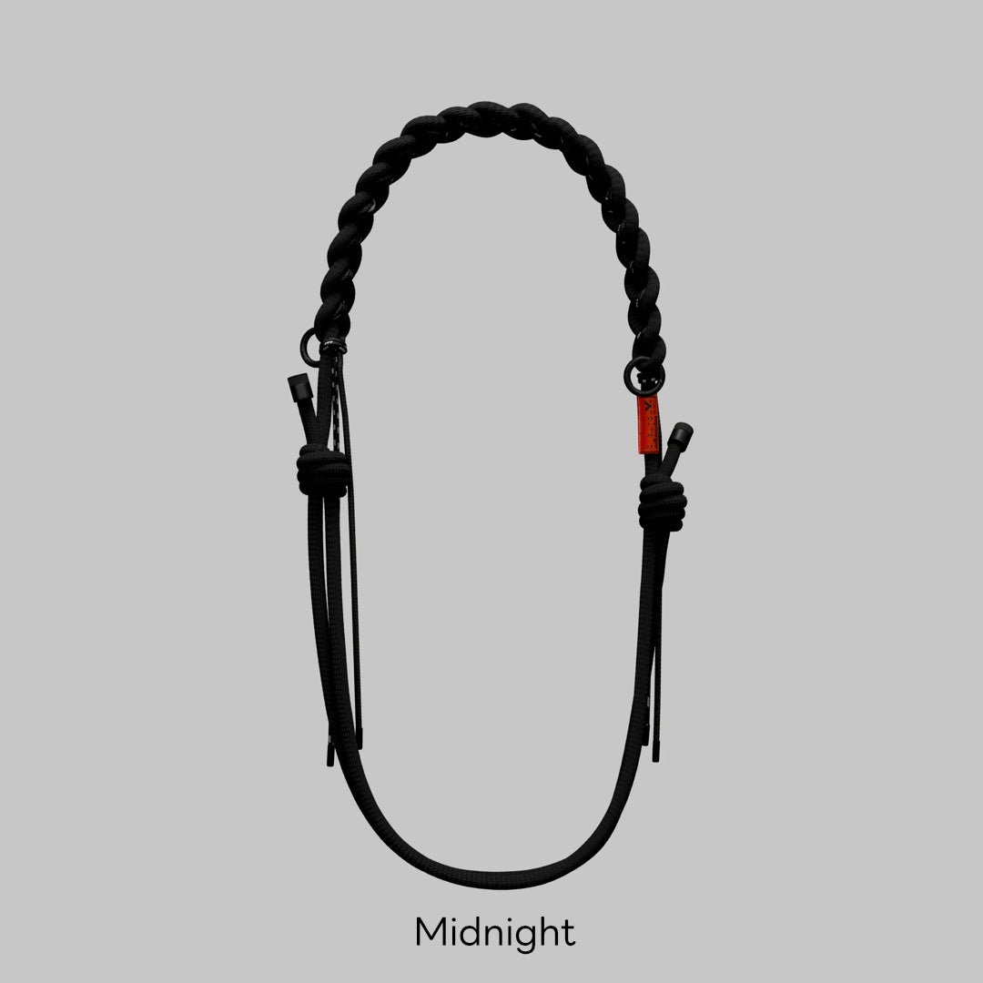 【大人気】topologieトポロジー Largeブラック ⭐︎ストラップ黒付新品 公式】topologie(トポロジー) 8.0mm Rope / Black Lattice【ストラップ