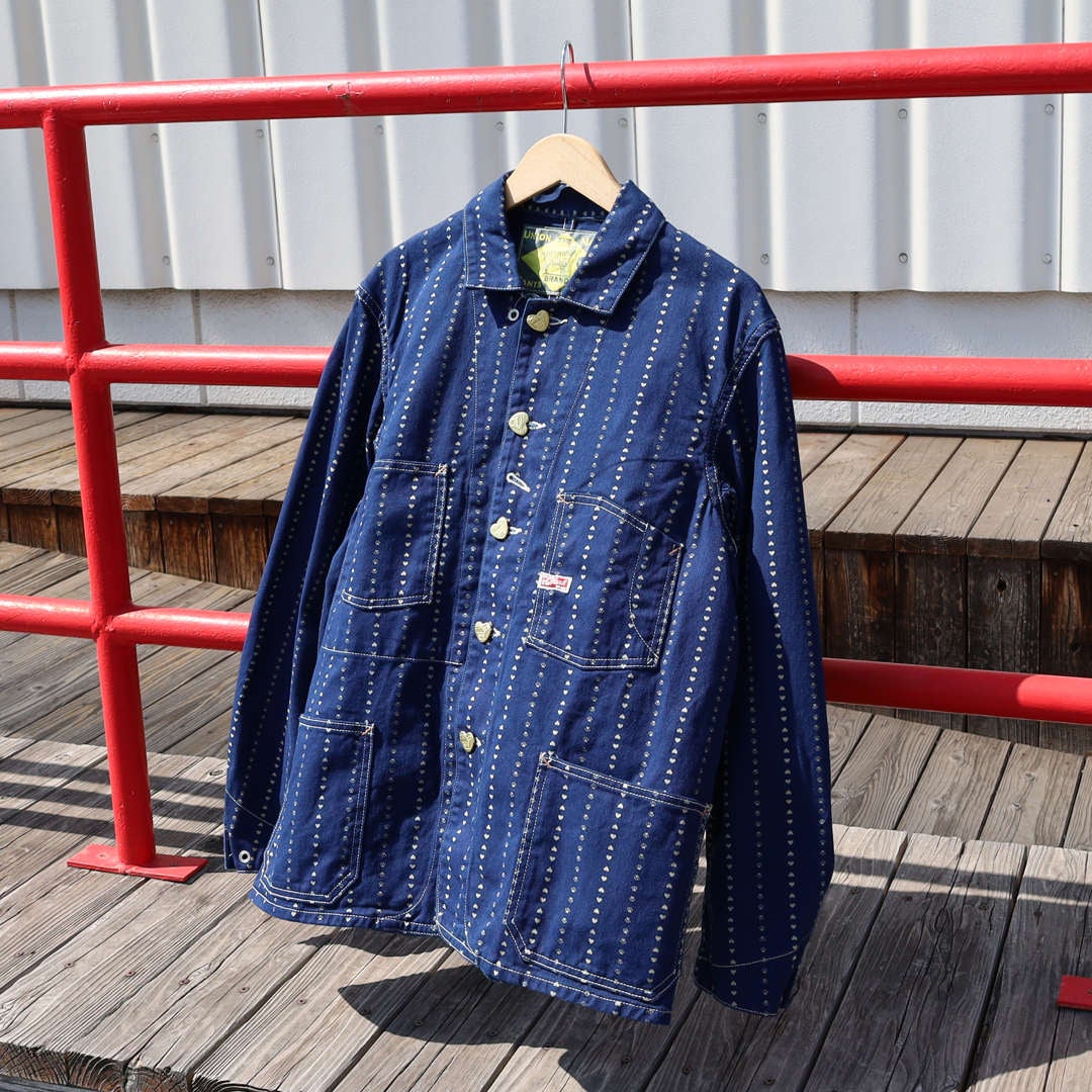TCBジーンズ TCB jeans/キャットハート チョアコート パウ ストライプ