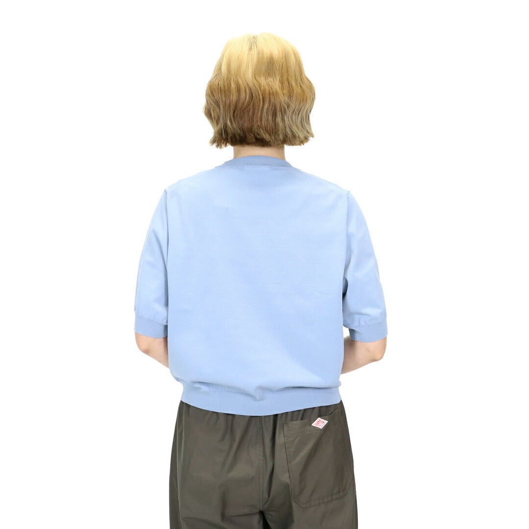 ダントン DANTON/ハーフスリーブ クルーネックニット DT-D0135 YSD