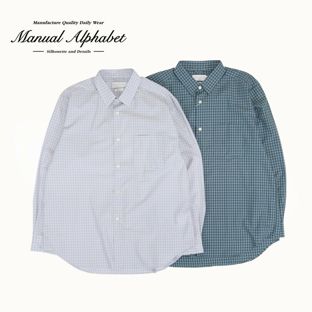 マニュアルアルファベット MANUAL ALPHABET/ブラーチェックルーズ