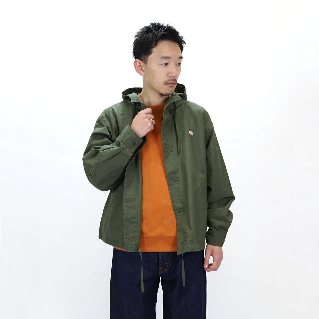 ダントン DANTON/コットンリネンダンプ ショートフードジャケット DT