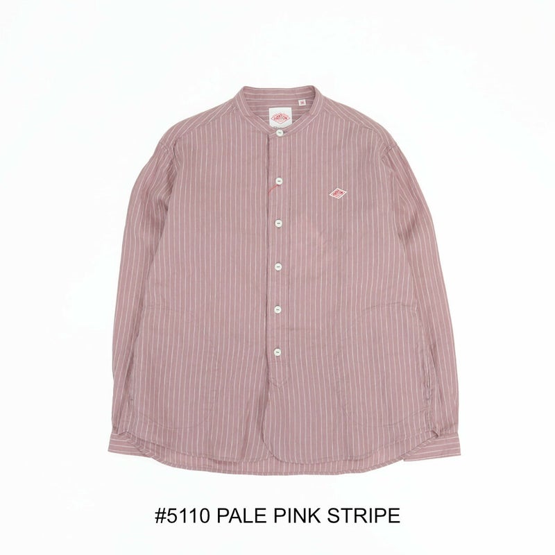 Ra9/ダントンDANTON/シャツ/リネンストライプバンドカラーシャツ/DT-B0279LCT/レディース【正規取扱】
