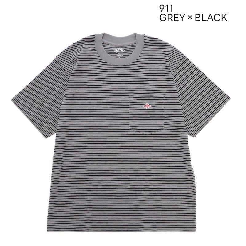 Ra9/ダントンDANTON/カットソーTシャツ/ポケットTシャツストライプ/DT-C0198TCB/メンズ【正規取扱】