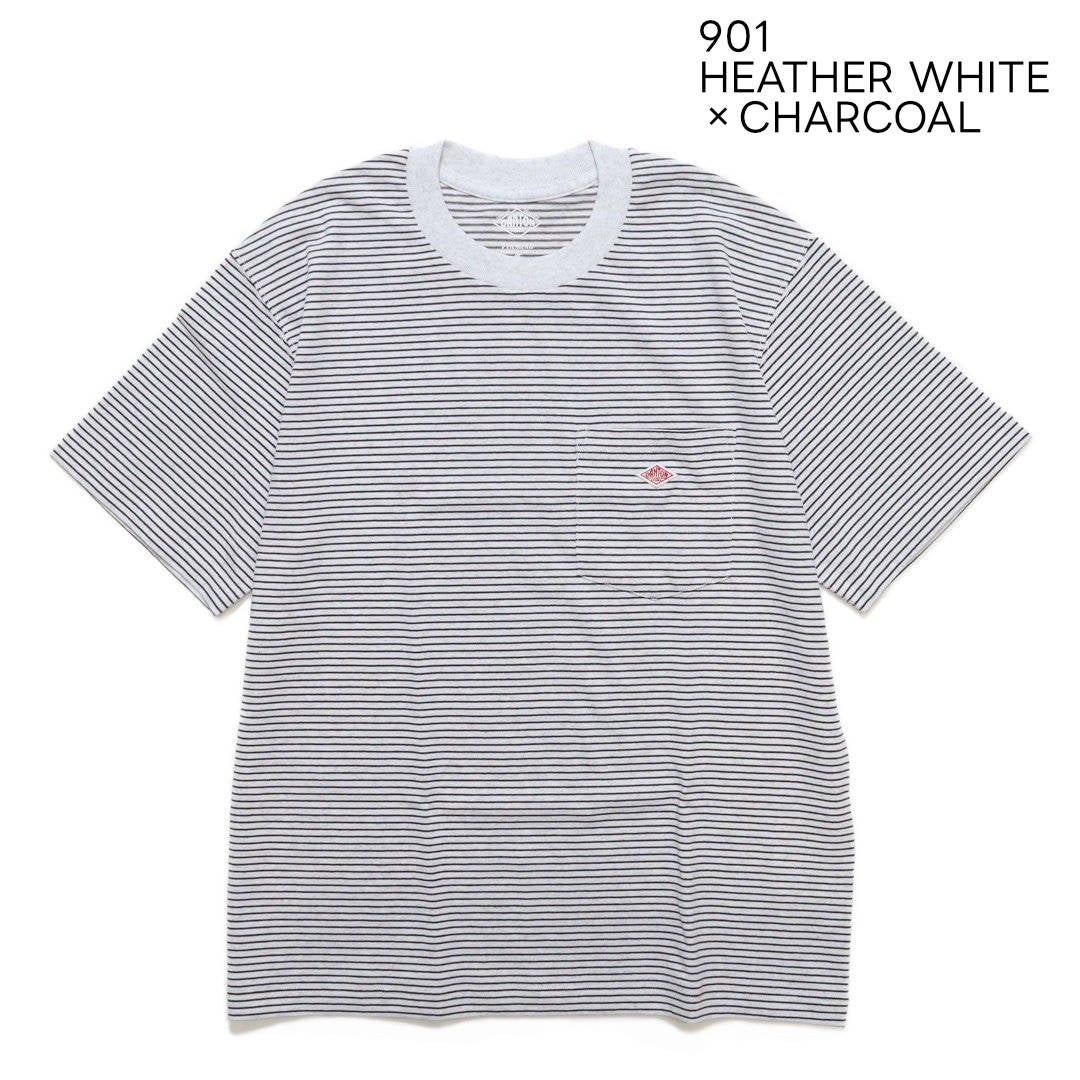 Ra9/ダントンDANTON/カットソーTシャツ/ポケットTシャツストライプ/DT-C0198TCB/メンズ【正規取扱】