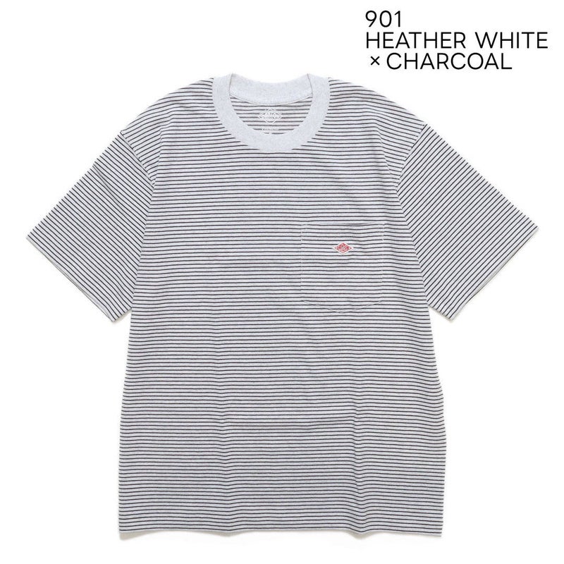 Ra9/ダントンDANTON/カットソーTシャツ/ポケットTシャツストライプ/DT-C0198TCB/メンズ【正規取扱】
