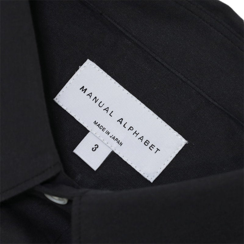 Ya2/マニュアルアルファベットMANUALALPHABET/シャツ/80/2ハイカウントタイプライターベーシックレギュラーカラーシャツ/BASIC-RC-001/メンズ【正規取扱】
